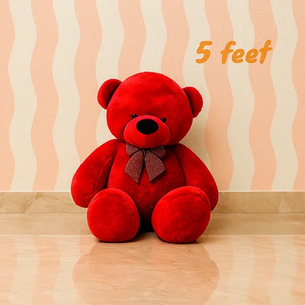 Red_Teddy_Bear_With_Bow_-_Giant_Plush_Soft_Toy