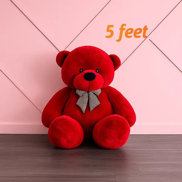 Red_Teddy_Bear_With_Bow_-_Giant_Plush_Soft_Toy