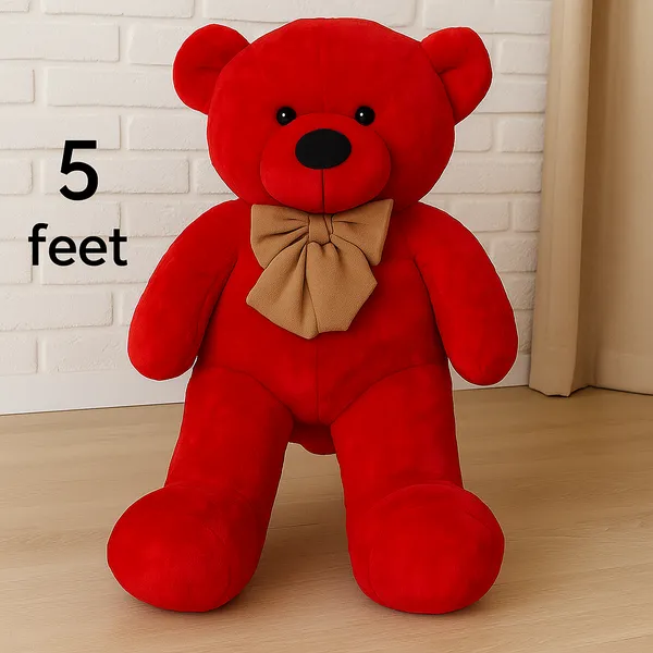 Red_Teddy_Bear_With_Bow_-_Giant_Plush_Soft_Toy