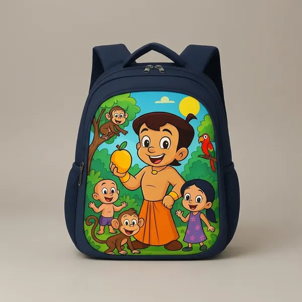 Chhota_Bheem_Kids_School_Backpack_-_Navy_Blue_Cartoon_Print_Bag
