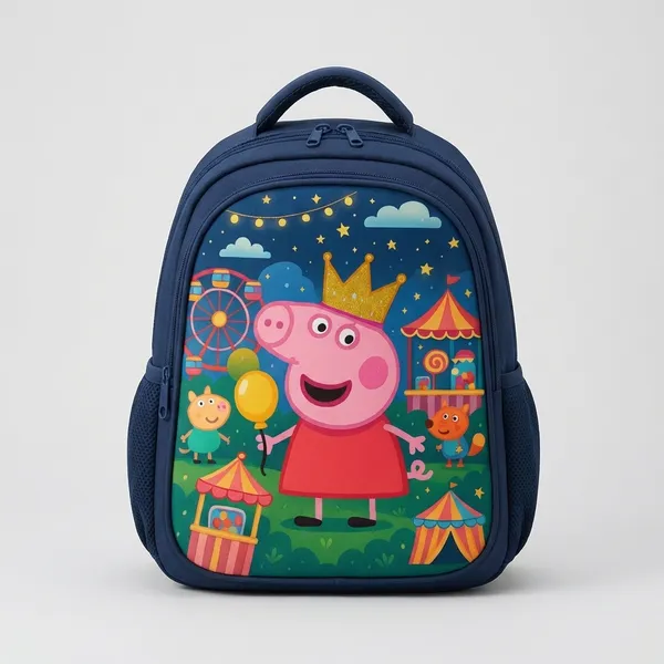 Peppa_Pig_Carnival_Theme_Kids_School_Backpack_-_Navy_Blue