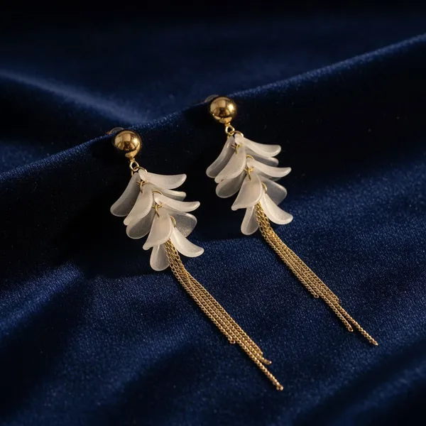 Tara_Long_Style_Golden_Earrings