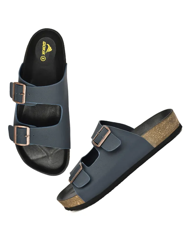 Arizo_G301_Men_Navy_Premium_Double_Buckle_Comfort_Sandals_|_Adjustable_Fit_|_Soft_PU_Midsole_|_Durable_Anti-Skid_EVA_Sole