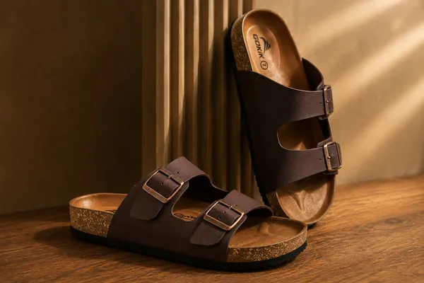 Arizo_G301_Men_Brown_Premium_Double_Buckle_Comfort_Sandals_|_Adjustable_Fit_|_Soft_PU_Midsole_|_Durable_Anti-Skid_EVA_Sole