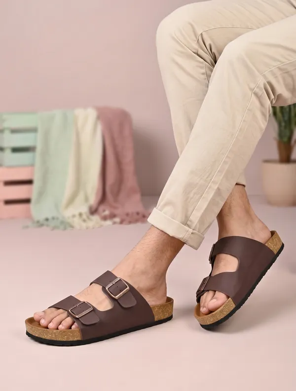 Arizo_G301_Men_Brown_Premium_Double_Buckle_Comfort_Sandals_|_Adjustable_Fit_|_Soft_PU_Midsole_|_Durable_Anti-Skid_EVA_Sole