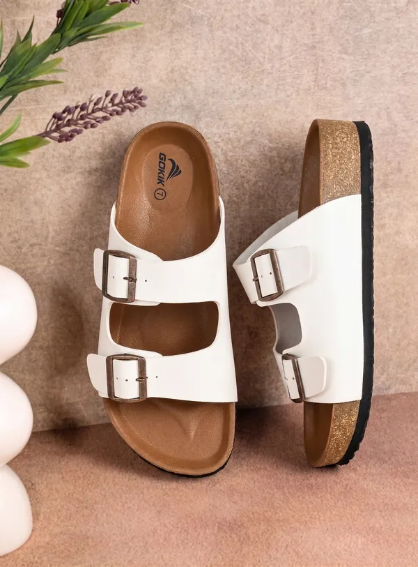 Arizo_G301_Men_White_Premium_Double_Buckle_Comfort_Sandals_|_Adjustable_Fit_|_Soft_PU_Midsole_|_Durable_Anti-Skid_EVA_Sole