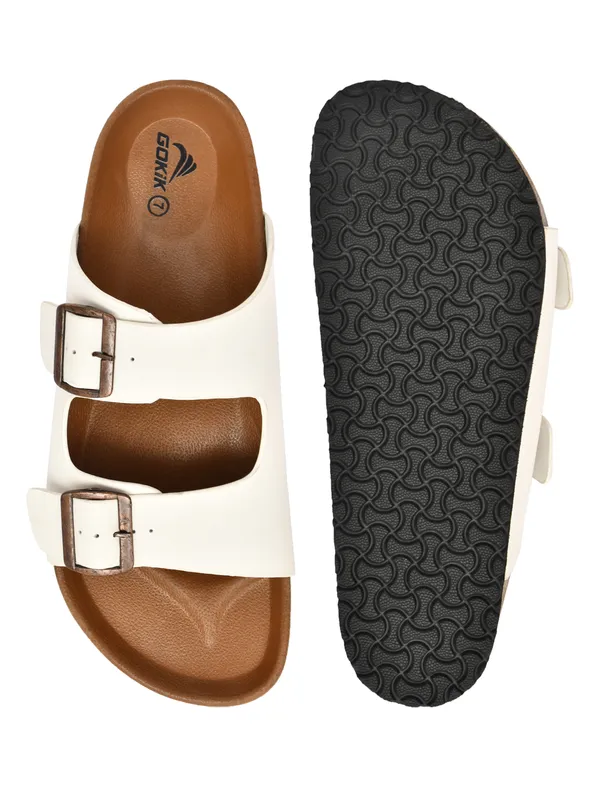 Arizo_G301_Men_White_Premium_Double_Buckle_Comfort_Sandals_|_Adjustable_Fit_|_Soft_PU_Midsole_|_Durable_Anti-Skid_EVA_Sole