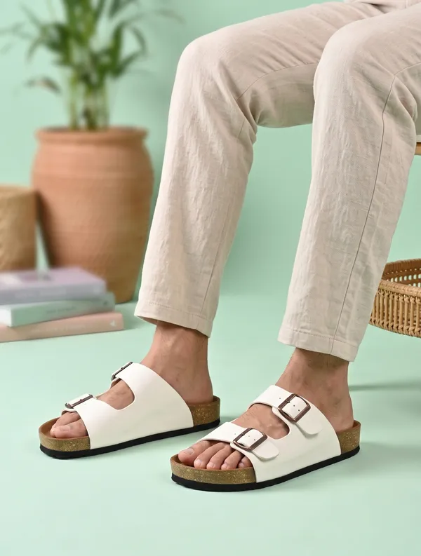 Arizo_G301_Men_White_Premium_Double_Buckle_Comfort_Sandals_|_Adjustable_Fit_|_Soft_PU_Midsole_|_Durable_Anti-Skid_EVA_Sole
