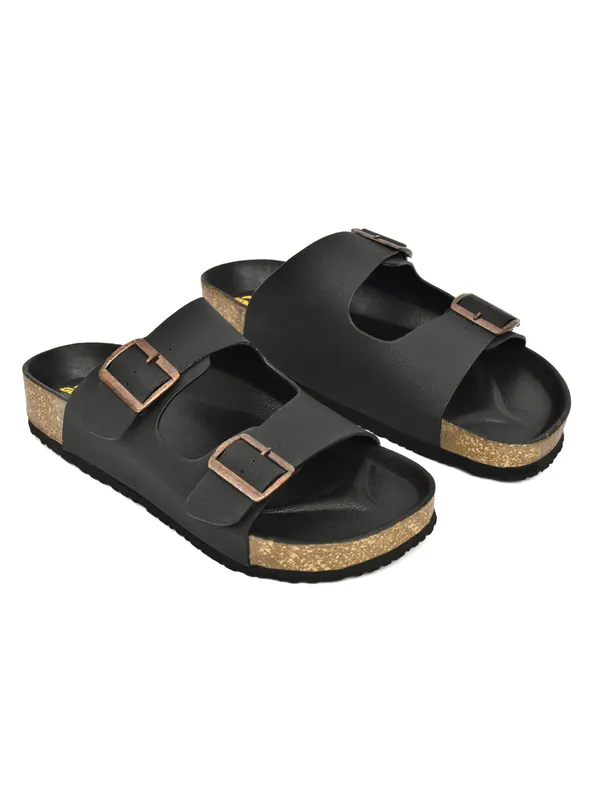 Arizo_G301_Men_Black_Premium_Double_Buckle_Comfort_Sandals_|_Adjustable_Fit_|_Soft_PU_Midsole_|_Durable_Anti-Skid_EVA_Sole