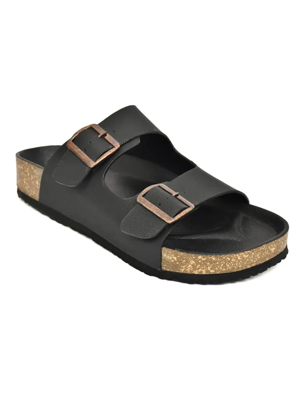 Arizo_G301_Men_Black_Premium_Double_Buckle_Comfort_Sandals_|_Adjustable_Fit_|_Soft_PU_Midsole_|_Durable_Anti-Skid_EVA_Sole