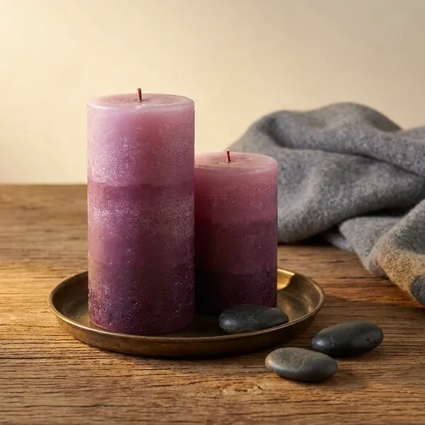Lavender_Scented_Pillar_Candle_For_Relaxation_And_Decor
