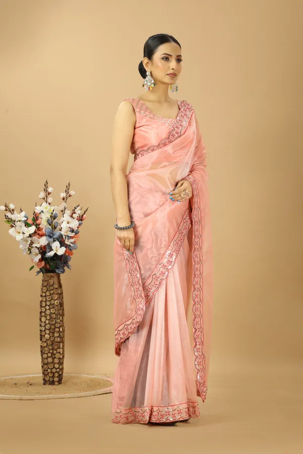 Embroidery_Net_Saree_With_Designer_Embroidery_in_Belt_and_Blouse