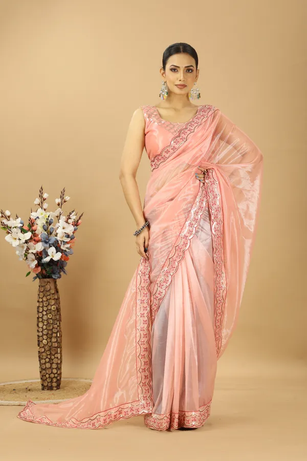 Embroidery_Net_Saree_With_Designer_Embroidery_in_Belt_and_Blouse
