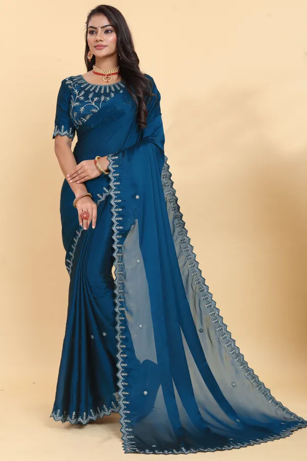Elegance_Designer_Georgette_Saree_with_Embroidery_Border_and_Designer_Work_For_Blouse_neck_and_Sleeve