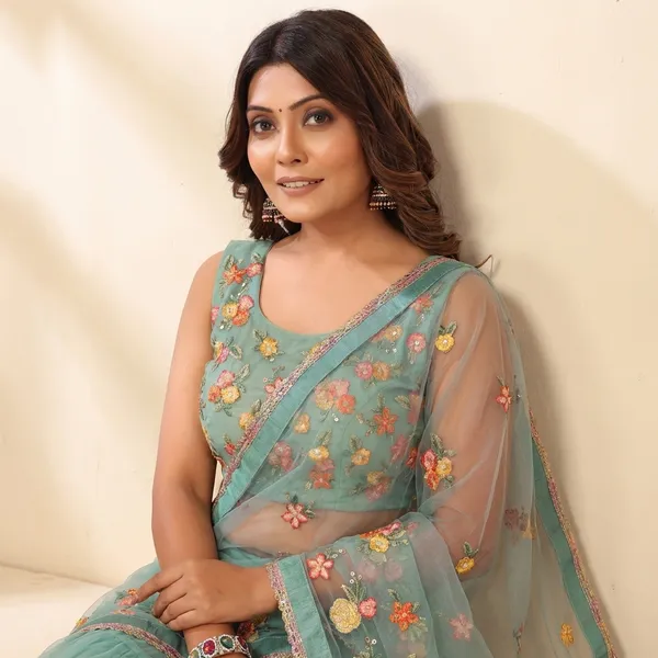 Ready_To_Wear_Attractive_And_Beautiful_Fully_Flair_Net_Embroidery_Ruffle_Lehenga_Saree_With_Stitched_Embroidery_Blouse