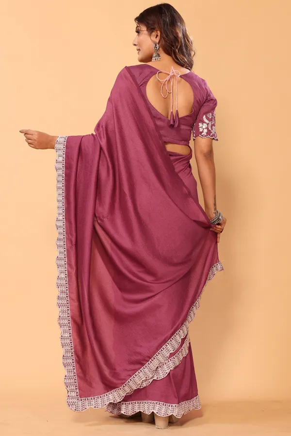 Attractive_Embroidery_Vichitra_Silk_Ready_to_Wear_Saree_With_Unstitched_Embroidery_Blouse