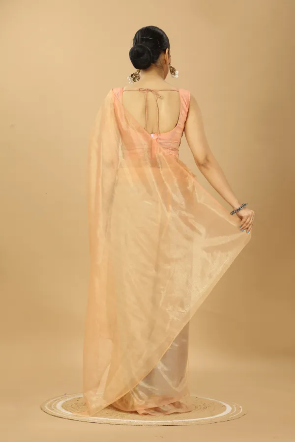 Fancy_Net_Party_Wear_Saree_With_Unstitched_Embroidery_Blouse_Piece
