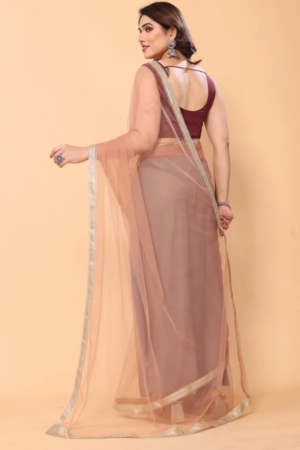 Party_Wear_Designer_Net_Saree_With_Fancy_Border_and_Embroidery_Work_Silk_Blouse