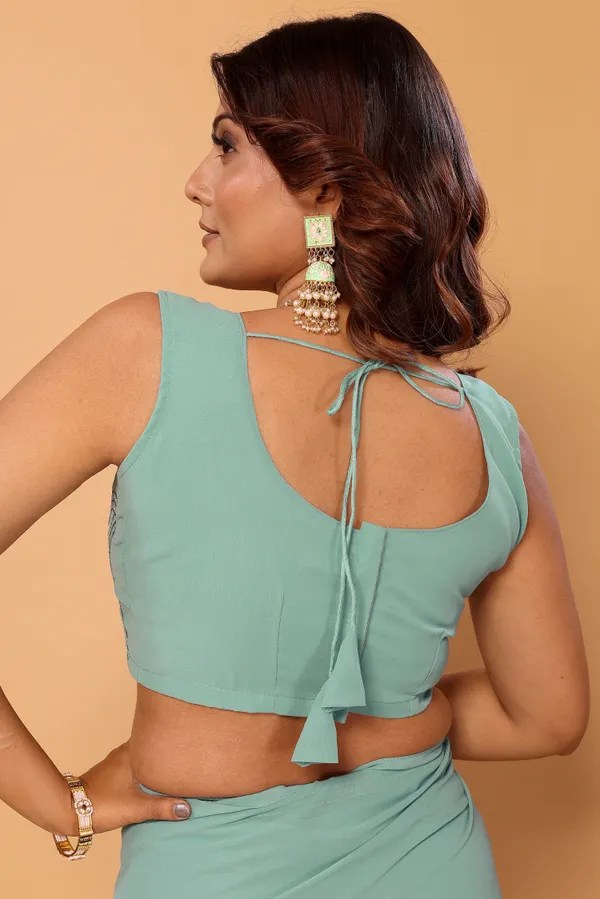 Latest_Design_Georgette_Ruffle_Style_Ready_To_Wear_Saree_With_Amazing_Georgette_Embroidery_Blouse_Piece