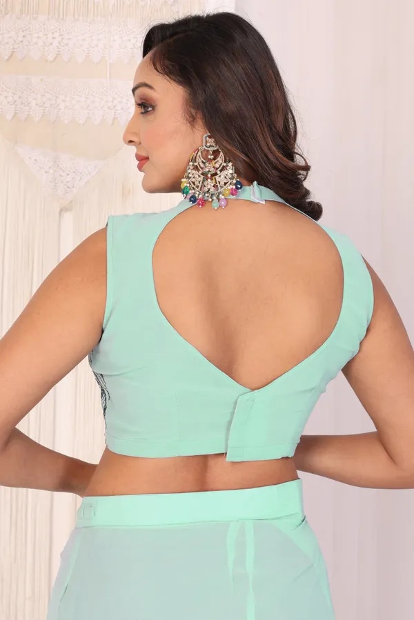 Latest_Designer_Georgette_Ruffle_Style_Ready_To_Wear_Saree_With_Amazing_Georgette_Embroidery_Blouse_Piece