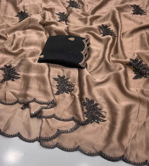 Designer_Rangoli_Silk_Black_Thread_Work_Saree