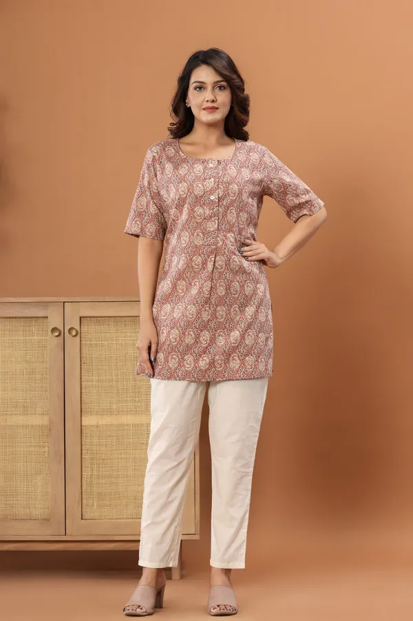 Jamway_Cotton_Short_Kurti__Pure_Cotton_Summer_Kurti_Handblock_Style