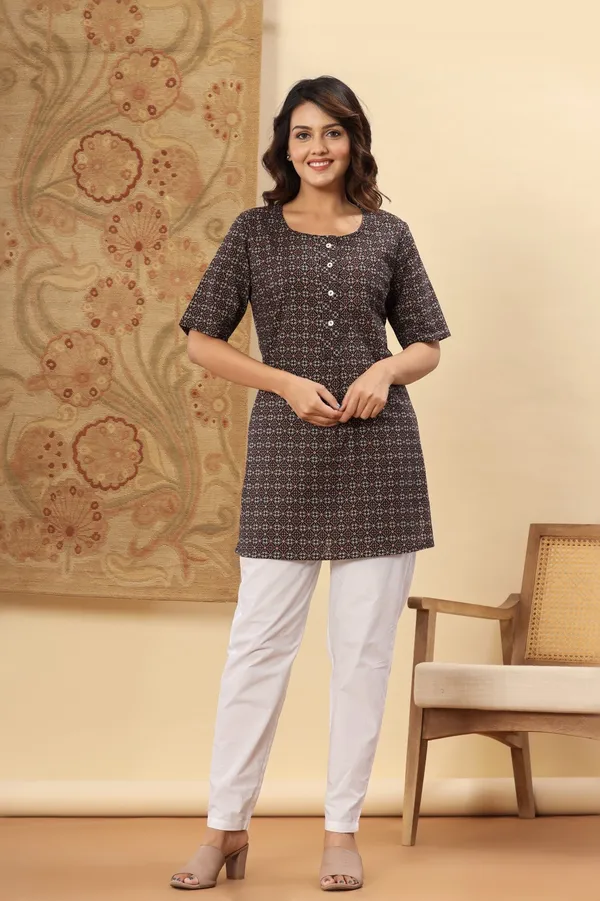 Jamway_Cotton_Short_Kurti__Pure_Cotton_Summer_Kurti_Handblock_Style