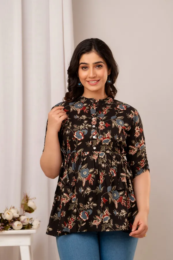 Jamway_Cotton_Short_Kurti__Pure_Cotton_Summer_Kurti_Handblock_Style