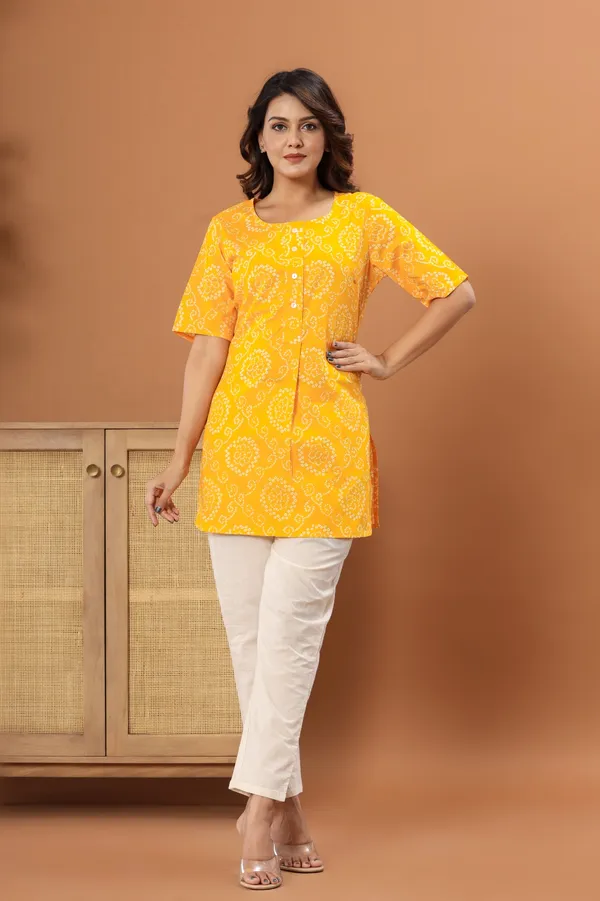 Jamway_Cotton_Short_Kurti__Pure_Cotton_Summer_Kurti_Handblock_Style