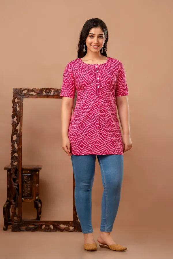 Jamway_Cotton_Short_Kurti__Pure_Cotton_Summer_Kurti_Handblock_Style