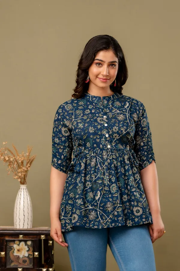 Jamway_Cotton_Short_Kurti__Pure_Cotton_Summer_Kurti_Handblock_Style