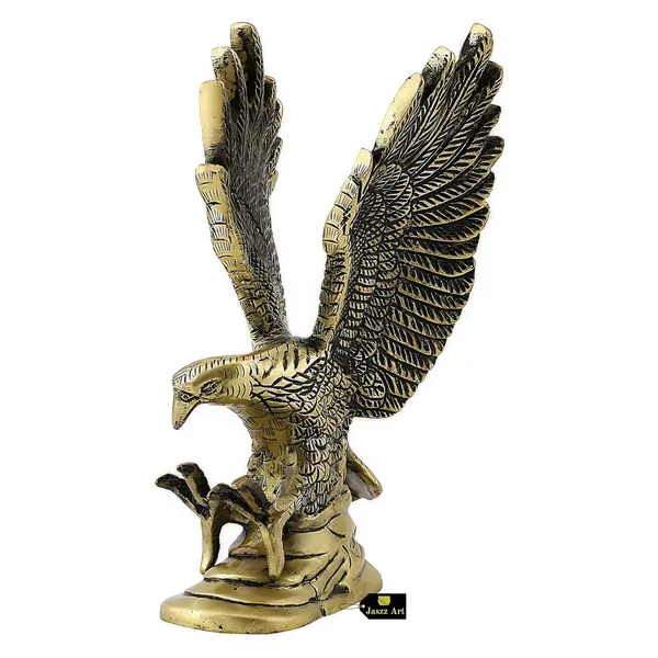 Brass_Flying_Eagle_Statue_Hawk_Sculpture_Handmade_Garuda_Statue_For_Home_Decor_Office_Handcrafted_Showpiece_Vastu_Gift_Item_8_Inches_1Kg_Black_Golden