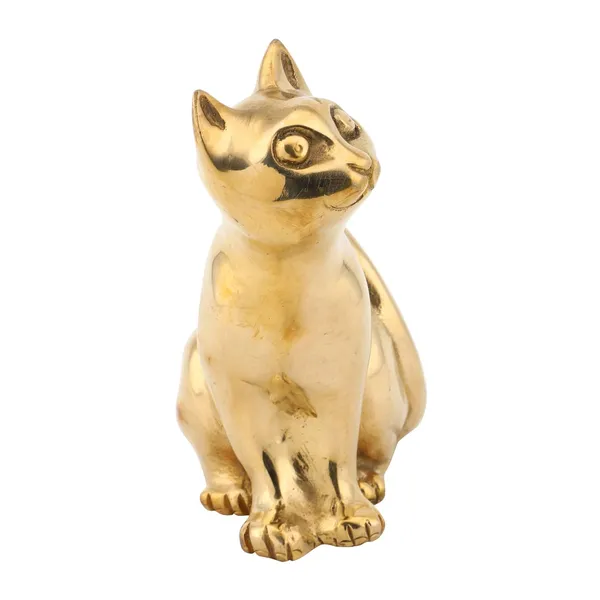 Brass_Cat_6_Inches_And_800G_Ethnic_Design_Handmade_Statue_For_Home_Decor_Office_Counter_Decorative_Antique_Figurine_Handcrafted_Unique_Piece_Showpiece_Vastu_Animal_Gift_Item_Golden