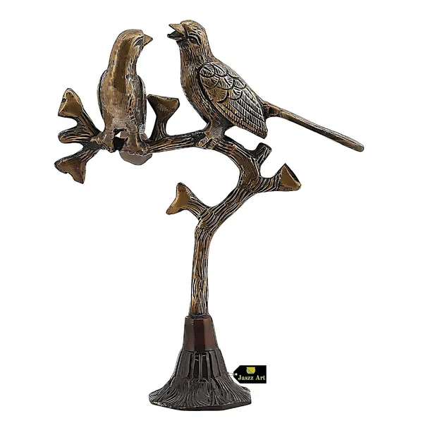 Brass_Love_Birds_On_Tree_Ethnic_Design_Statue_For_Home_Decor_Figurine_Handcrafted_Vastu_Animal_Gift_Item_21_14_25_Cm_8_Inches_1_Kg