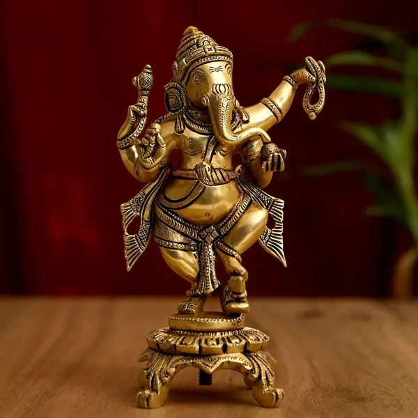 Dancing_Ganesh_Ji_Big_8_Inches_And_1_8_Kg_Brass_Hindu_God_Statue_Bhagwan_Idol_For_Home_Decor_Diwali_Festival_Murti_Temple_Puja_Pooja_Shop_Return_Gift