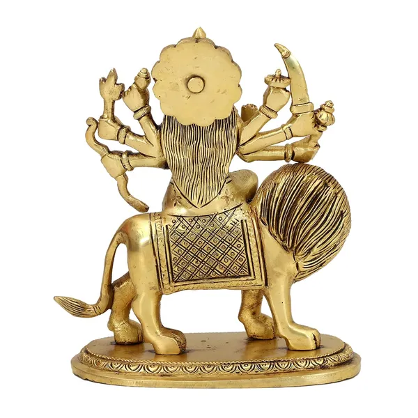 Maa_Shera_Vali_8_Inches_And_1_6_Kg_Brass_Hindu_God_Statue_Bhagwan_Idol_For_Home_Decor_Diwali_Festival_Murti_Temple_Puja_Pooja_Shop_Return_Gift