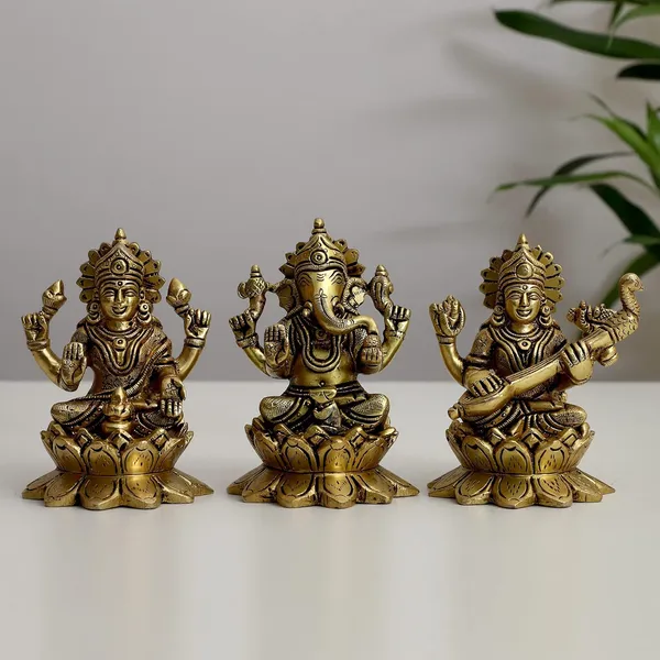 Maa_Devi_Lakshmi_Ganesh_Saraswati_Ji_6_Inches_And_2_5_Kg_Brass_Hindu_God_Statue_Bhagwan_Idol_For_Home_Decor_Diwali_Festival_Murti_Temple_Puja_Pooja_Shop_Return_Gift_Pack_Of_3