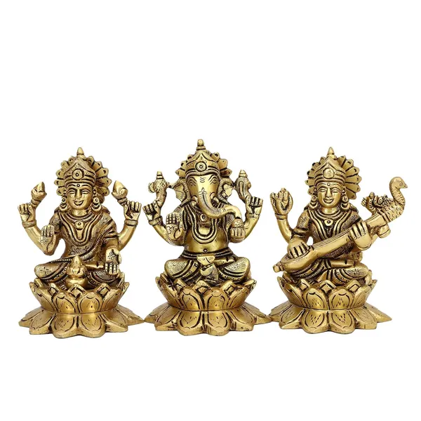 Maa_Devi_Lakshmi_Ganesh_Saraswati_Ji_6_Inches_And_2_5_Kg_Brass_Hindu_God_Statue_Bhagwan_Idol_For_Home_Decor_Diwali_Festival_Murti_Temple_Puja_Pooja_Shop_Return_Gift_Pack_Of_3