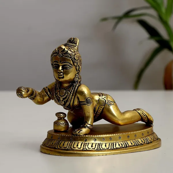 Lord_Krishna_Laddo_Bal_Gopal_6_Inches_And_850G_Brass_Hindu_God_Statue_Bhagwan_Idol_For_Home_Decor_Diwali_Festival_Murti_Temple_Puja_Pooja_Shop_Return_Gift