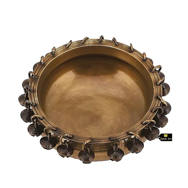 Brass_Urli_Bowl_With_Bells_Uruli_Pot_For_Home_Decor_Floating_Flowers_Candle_Temple_Room_Diwali_Decoration_Gift_Dark_6_Inch_1_Kilogram