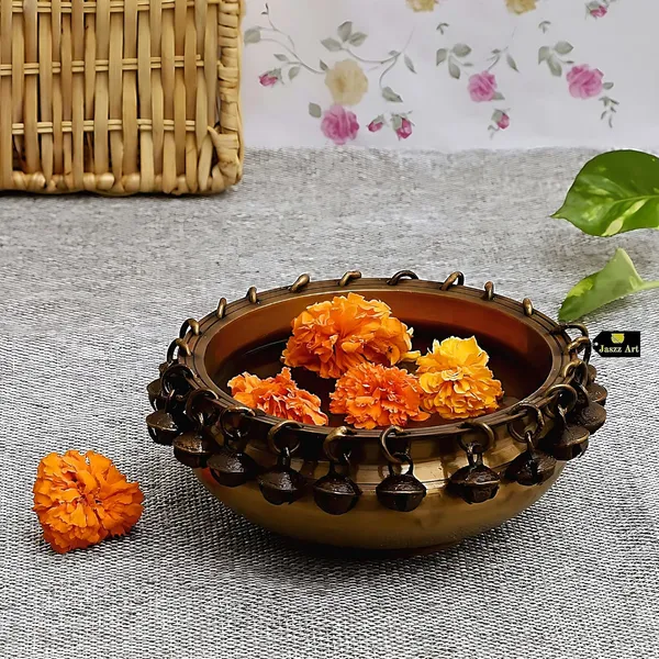 Brass_Urli_Bowl_With_Bells_Uruli_Pot_For_Home_Decor_Floating_Flowers_Candle_Temple_Room_Diwali_Decoration_Gift_Dark_6_Inch_1_Kilogram