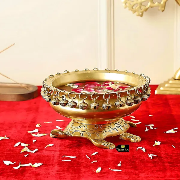 Brass_10_Inches_And_2_3_Kg_Turtle_Urli_Bowl_With_Bells_Ethnic_Design_Uruli_Pot_For_Home_Decor_Floating_Flowers_Candle_Lamps_Temple_Room_Traditional_Decoration_Gift