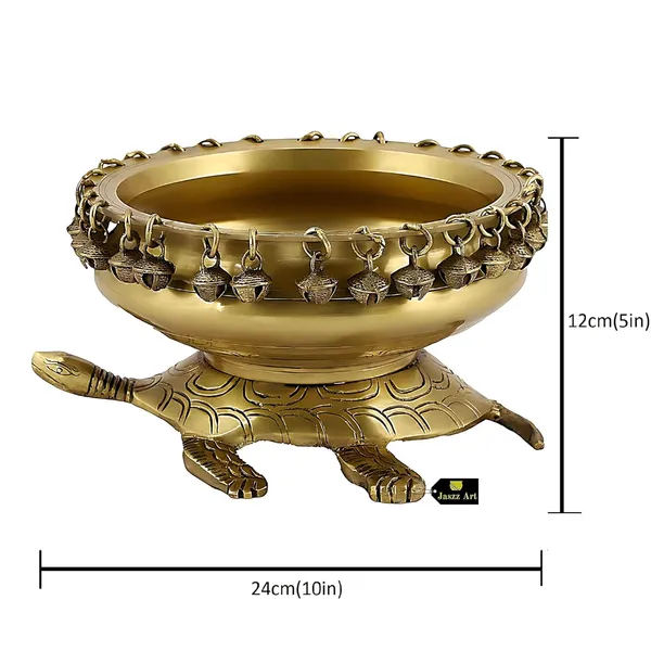 Brass_10_Inches_And_2_3_Kg_Turtle_Urli_Bowl_With_Bells_Ethnic_Design_Uruli_Pot_For_Home_Decor_Floating_Flowers_Candle_Lamps_Temple_Room_Traditional_Decoration_Gift