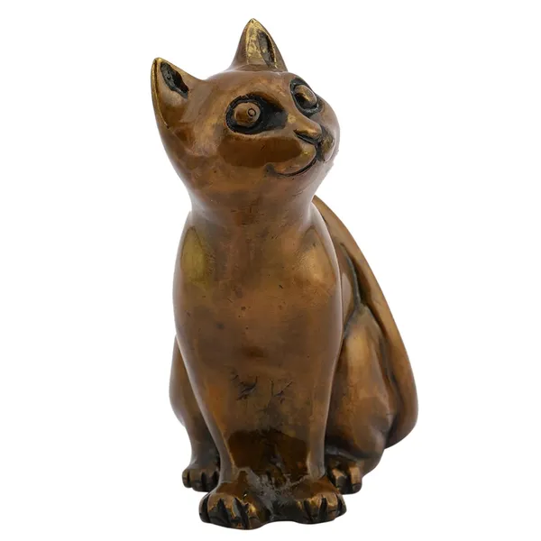 Brass_Cat_Ethnic_Design_Handmade_Statue_For_Home_Decor_Office_Counter_Decorative_Showpiece_Vastu_Animal_Gift_Item_Brown_11_7_14_Cm_850G