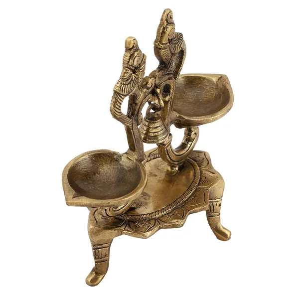Brass_Peacock_Diya_9_Inches_And_800G_Ethnic_Design_Handmade_Curved_Oil_Wick_Antique_Deepak_Lamp_For_Home_Decor_Temple_Puja_Office_Counter_Diwali_Decoration_Festival_Gift_Light
