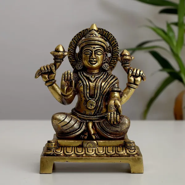 Maa_Devi_Lakshmi_Ganesh_Ji_Pair_7_Inches_And_3_7_Kg_Brass_Hindu_God_Statue_Bhagwan_Idol_For_Home_Decor_Diwali_Festival_Murti_Temple_Puja_Pooja_Shop_Return_Gift_Pack_Of_2