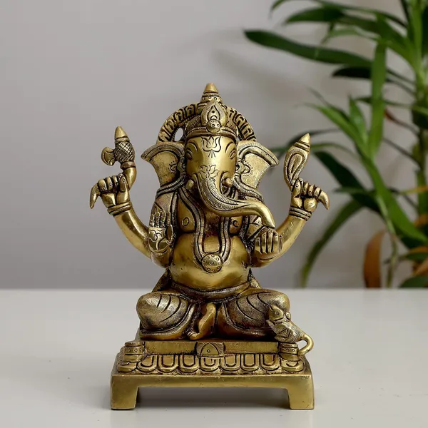 Maa_Devi_Lakshmi_Ganesh_Ji_Pair_7_Inches_And_3_7_Kg_Brass_Hindu_God_Statue_Bhagwan_Idol_For_Home_Decor_Diwali_Festival_Murti_Temple_Puja_Pooja_Shop_Return_Gift_Pack_Of_2
