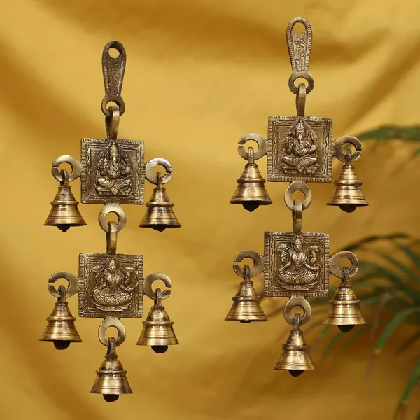 Antique_Brass_Hanging_Bells_For_Pooja_Gift_Home_Decor_With_3_Ghanti_Handmade_Puja_Article_For_Diwali_Festival_Vastu_Lakshmi_Ganesh_Pack_Of_2