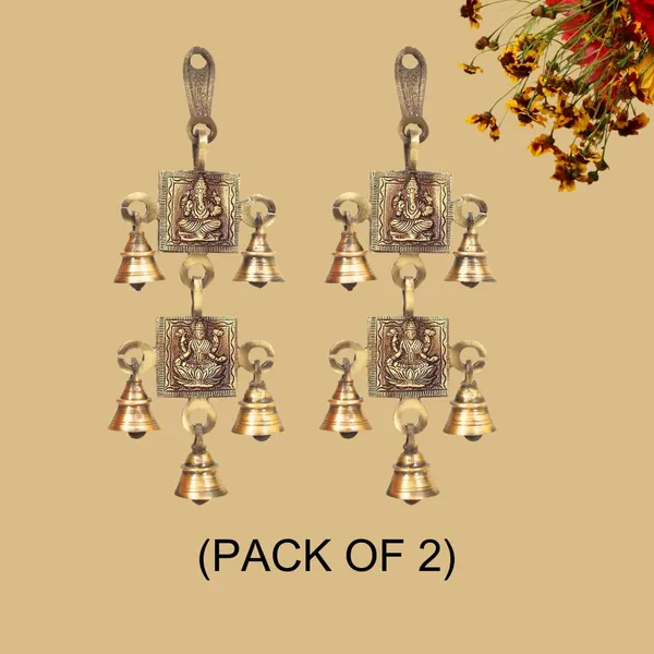 Antique_Brass_Hanging_Bells_For_Pooja_Gift_Home_Decor_With_3_Ghanti_Handmade_Puja_Article_For_Diwali_Festival_Vastu_Lakshmi_Ganesh_Pack_Of_2