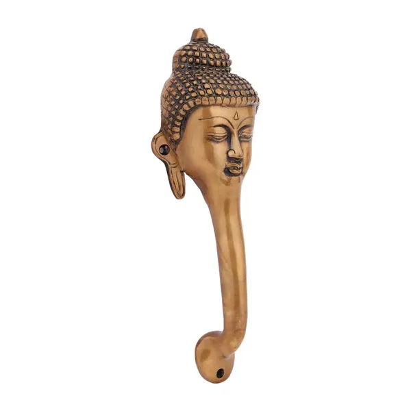 Gautam_Buddha_Face_Design_Brass_Door_Handle_Gautam_Buddha_Face_Brass_Door